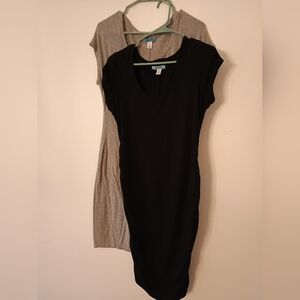 2 Old Navy Maternity T-shirt Dresses, M